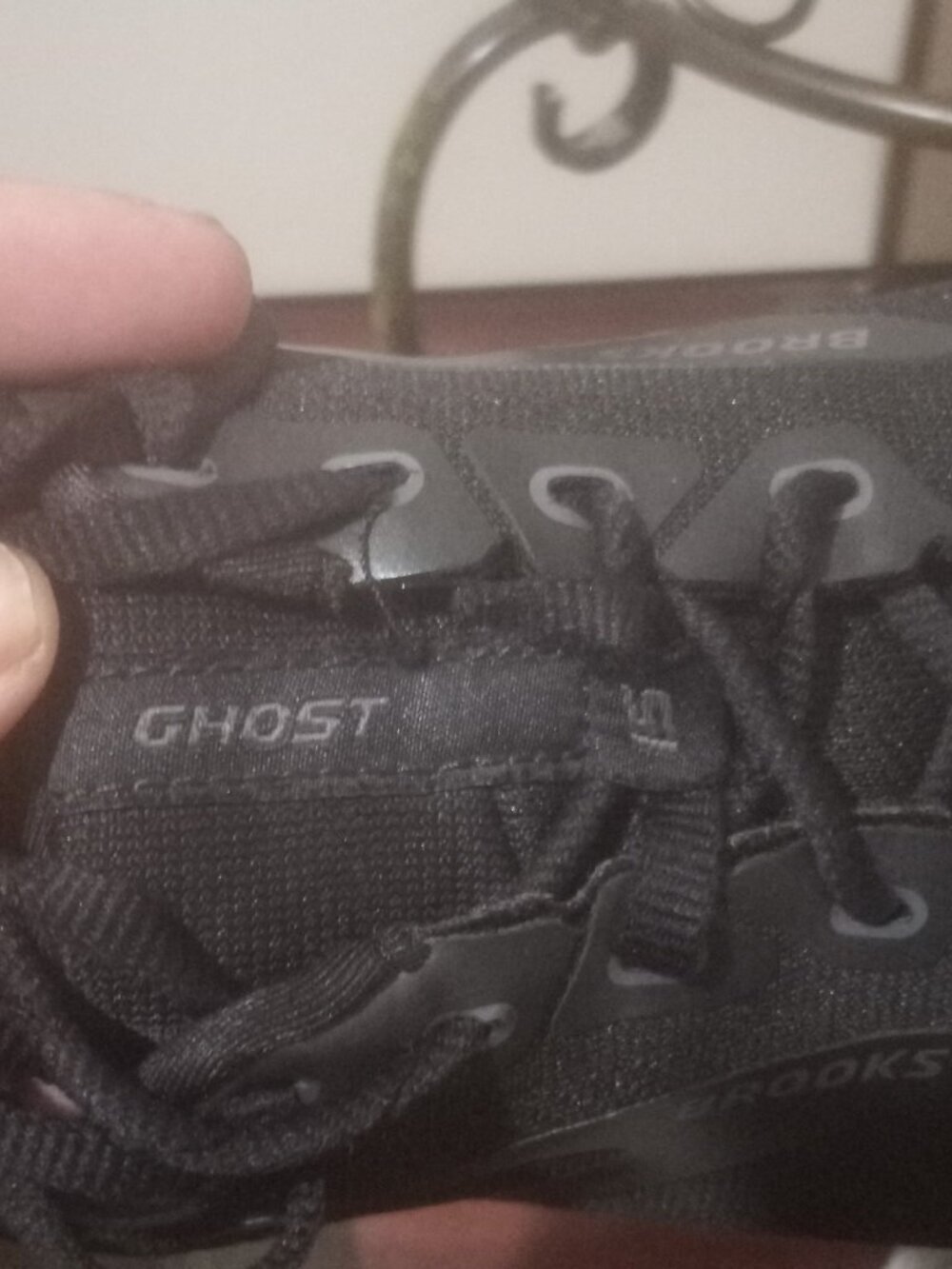 Brooks Women Ghost 15 1203801B020 Triple Black Running Shoes Sneakers Size 10 B - Picture 7 of 13